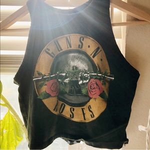 Guns N’ roses Crop Top